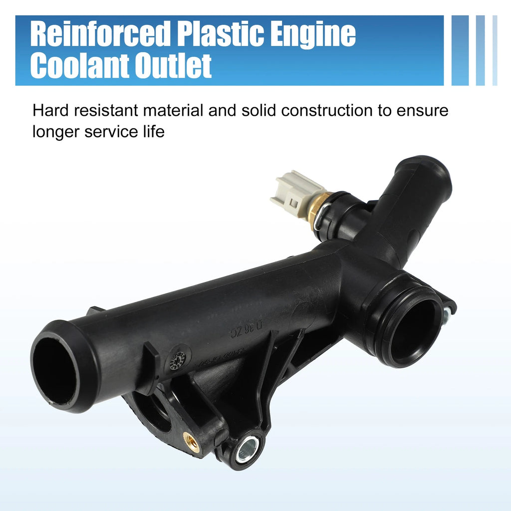 Engine Water Outlet Connect Adapter w/ Sensor for Ford Escape Fusion (2013–2019)
