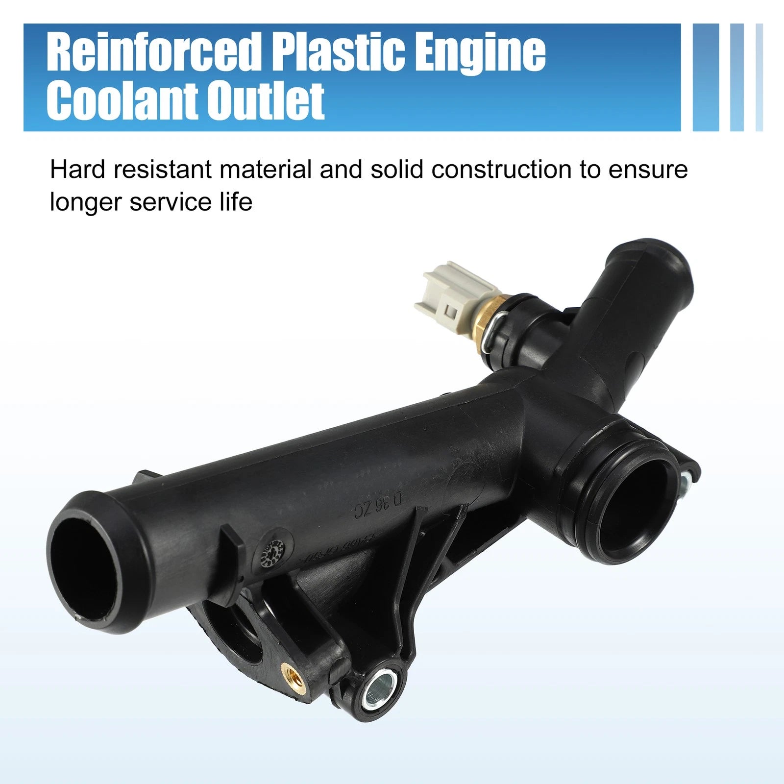 Engine Water Outlet Connect Adapter w/ Sensor for Ford Escape Fusion (2013–2019)