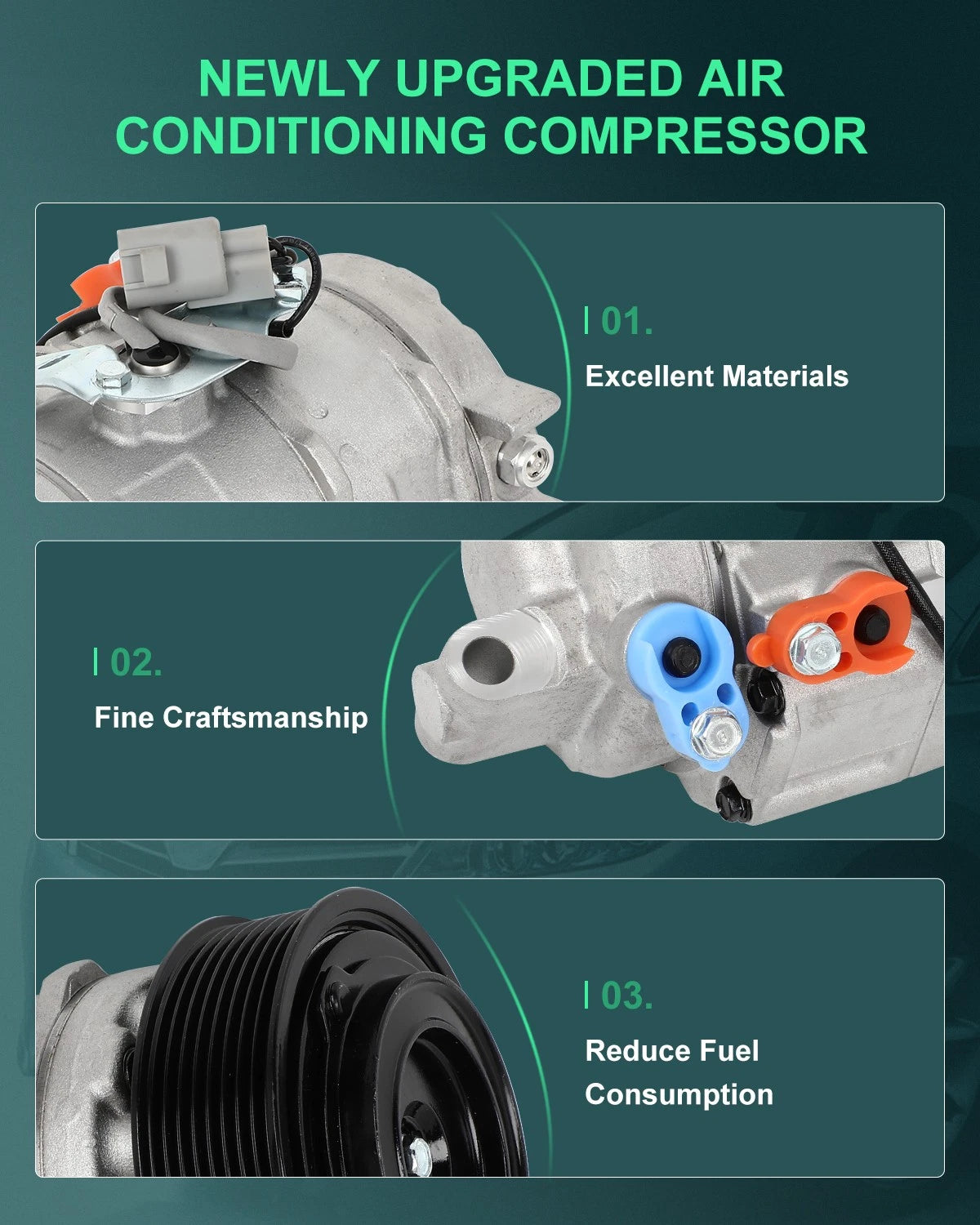 A/C Compressor CO 29029C for Toyota Sequoia (2008–2009)