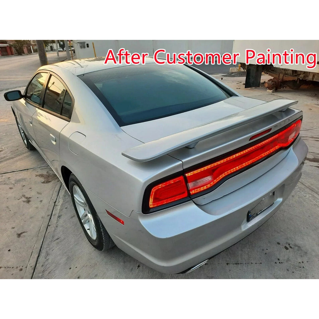 Rear Trunk Wing Spoiler for Dodge Charger (2011–2023) Black ABS