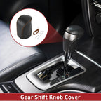 1 Pcs Gear Shift Knob Cover for Honda HR-V (2023–2024) Black Carbon Fiber