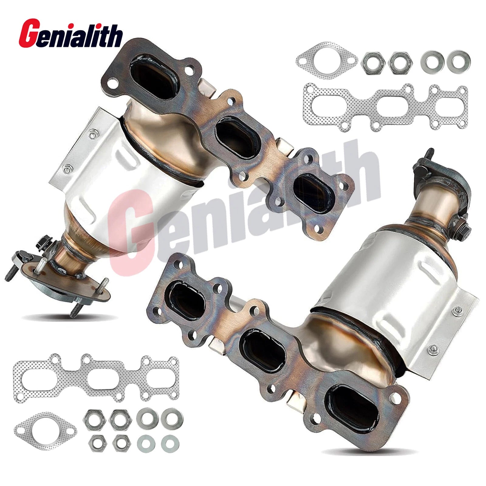 Set of 2 Catalytic Converters for Ford Explorer/Flex/Taurus (2013–2019)