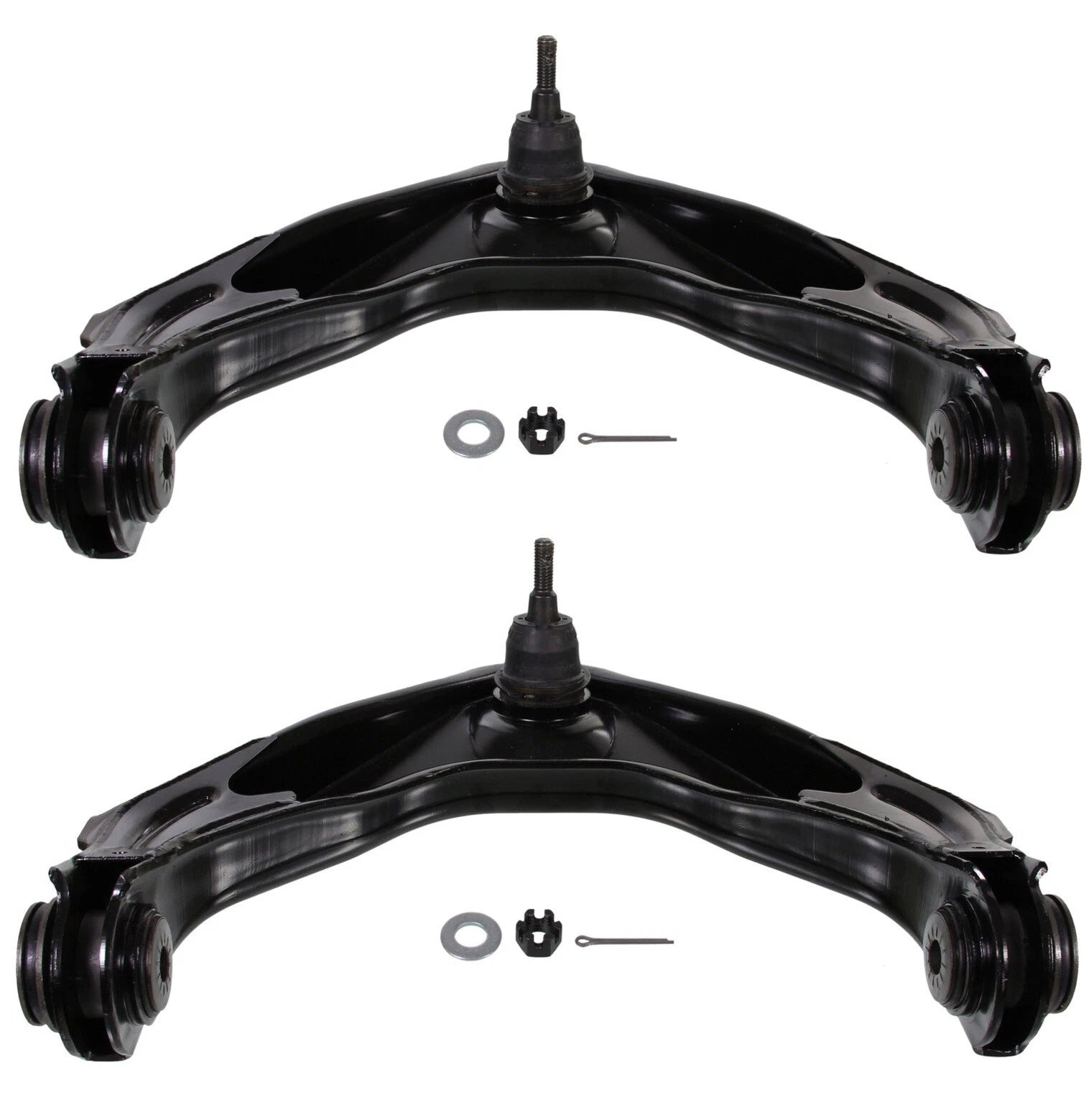 Set of 2 Front Upper Control Arm Ball Joint Assemblies for Chevy GMC 2500