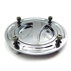Chrome Keyless Gas Cap for Suzuki GSXR1000 (2001–2002) / Hayabusa (1999–2007)