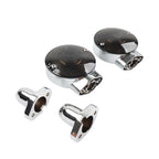 Smoke Lens Front Flat Turn Signal Housing for Harley Fat Boy Heritage Softail