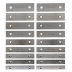Set of 18 Steel Parallel Bars for Precision Machining