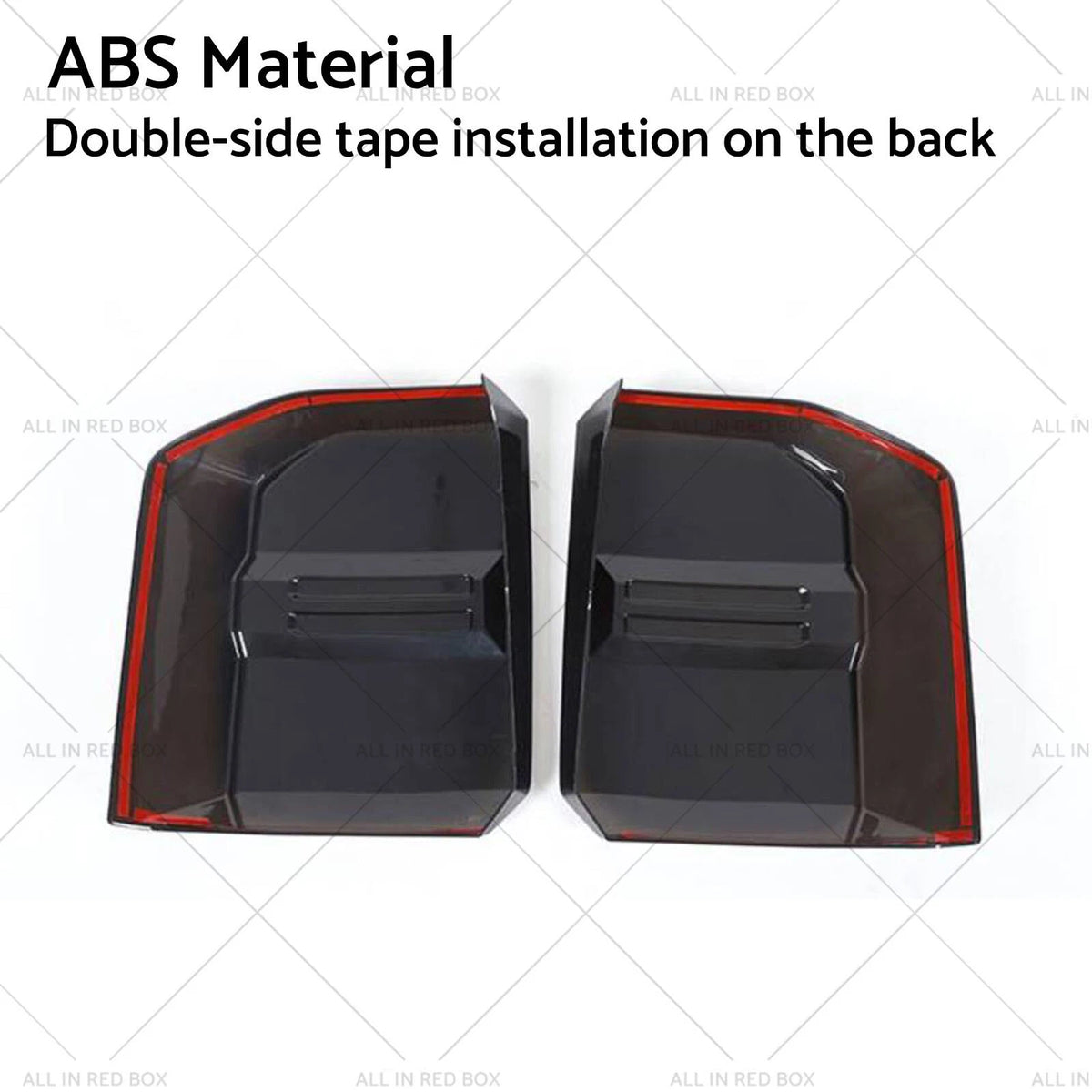 2X Tail Light Lamp Cover Trim for Toyota Land Cruiser Prado (2024)