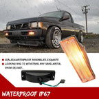 Clear Front Bumper Signal Light for Nissan D21 Pathfinder (1988–1995)