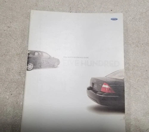 Owners Manual with Case for Ford Five Hundred 500 (2005)