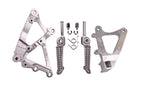 Set of 2 Front Rider Footrest Pegs Bracket for Yamaha YZF-R1 (2009–2014)