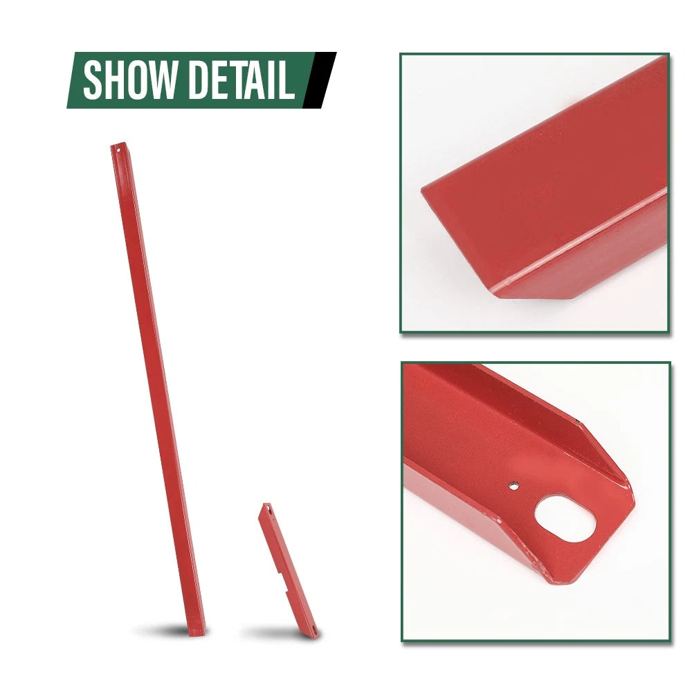 Subframe Connectors for Mustang & Cobra (1979–2004) - Red