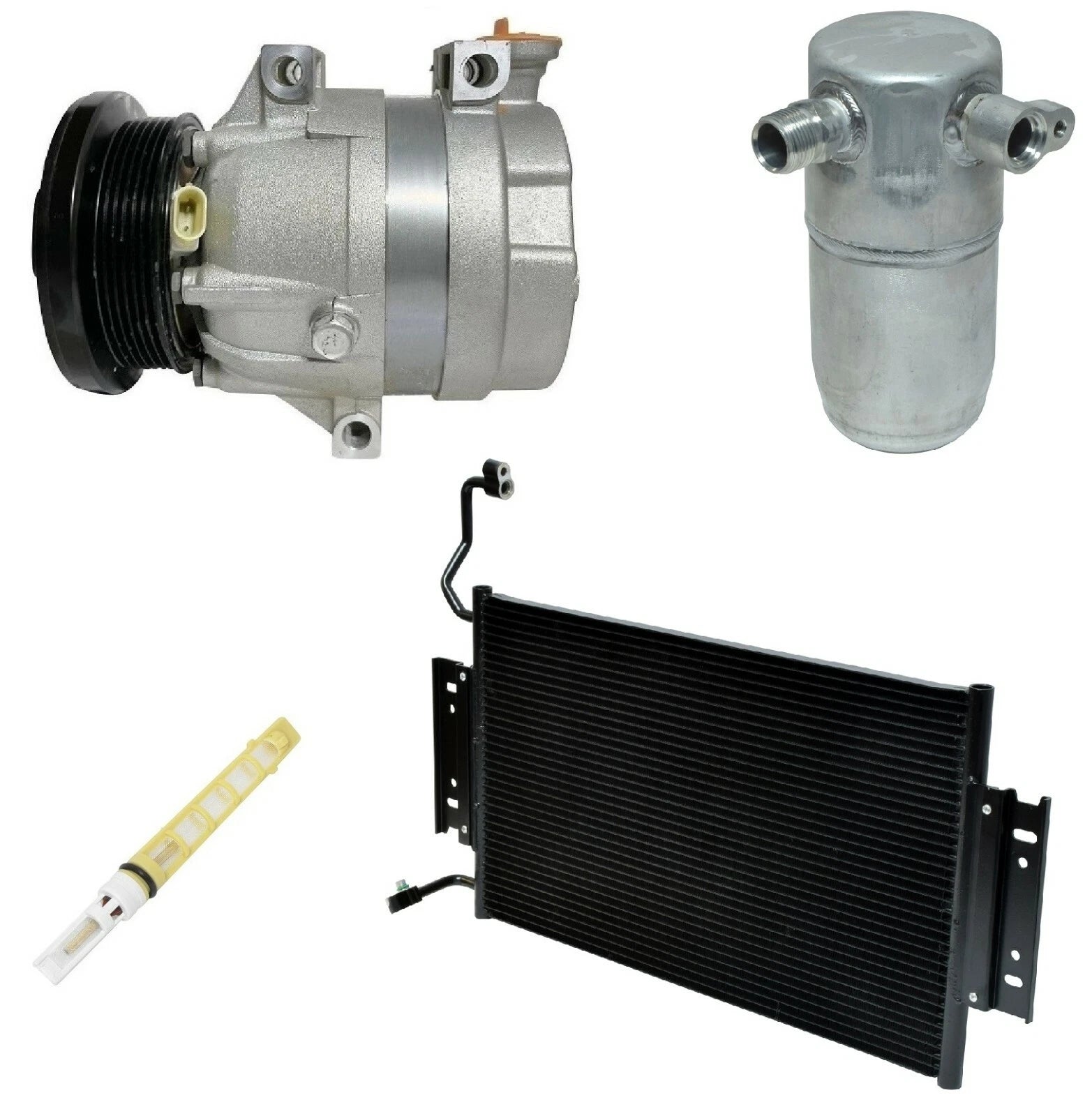 AC Compressor Kit With Condenser for Chevrolet Malibu 3.1L (1999–1999)