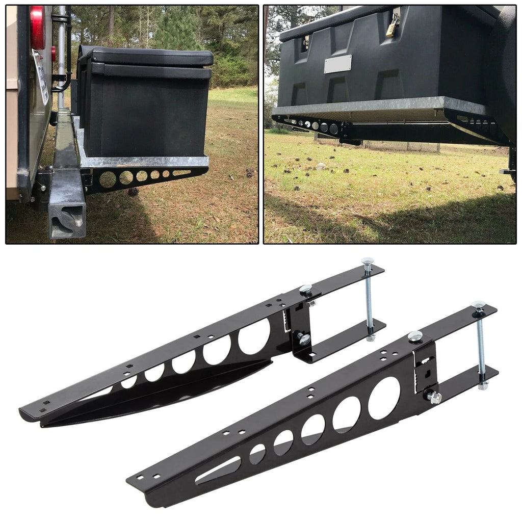 Set of 2 Rear Bumper Mounting Cargo Carrier Support Arms for RV