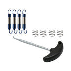 Motorcycle Exhaust Pipe Muffler Mounting Springs Hooks  Steel