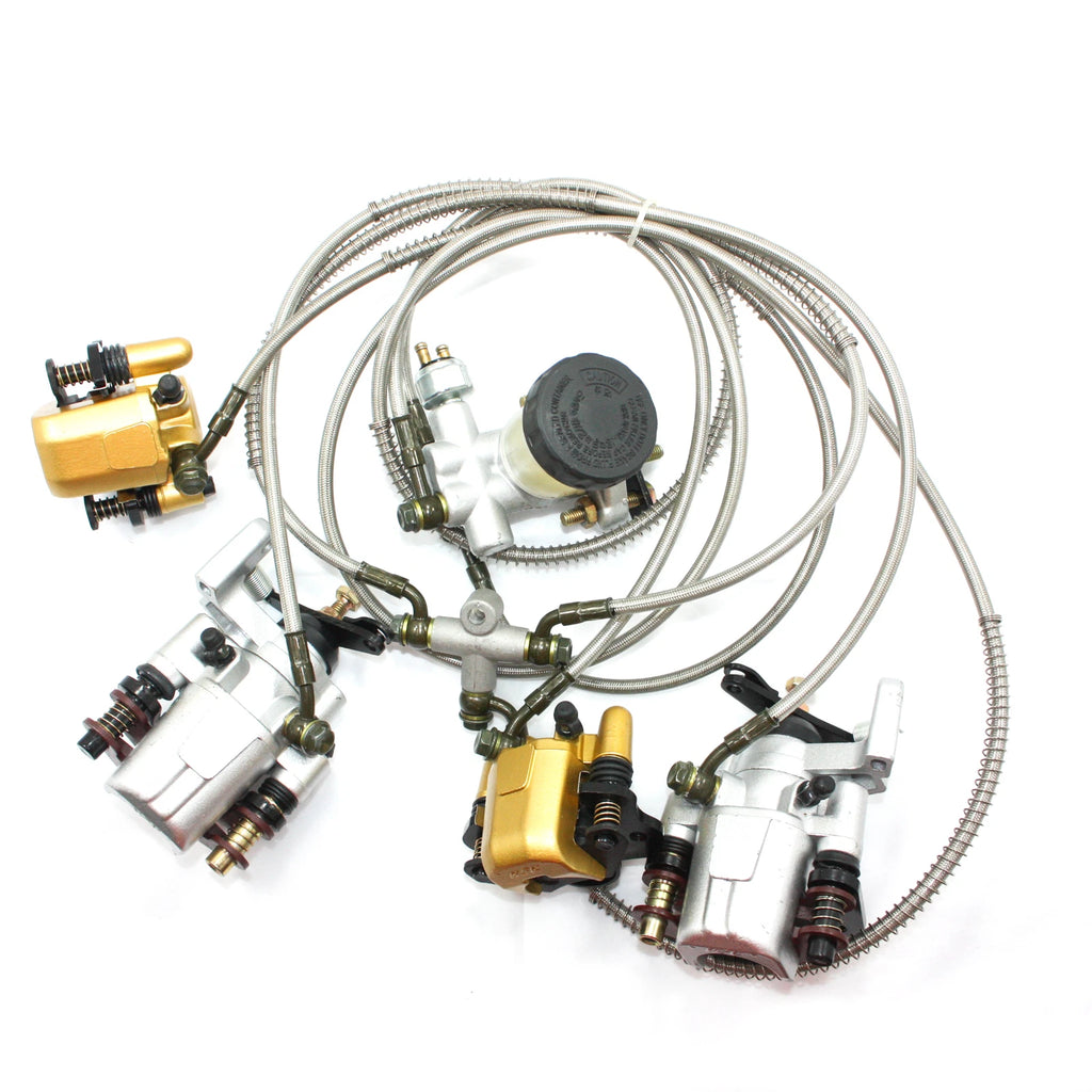 Hydraulic Disc Brake Caliper Pad System for 250cc Quad Dirt Bike