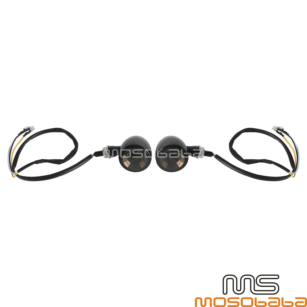 LED Turn Signal Light Indicators w/Smoke Lens for Aprilia Kawasaki