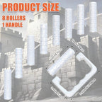 9-Piece Roller Set for Creative Clay and Model Work