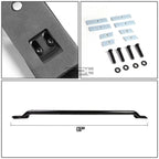 Set of 2 Black Mild Steel Truck Rail Bars for Silverado/Sierra 1500-3500 (2014–2017)