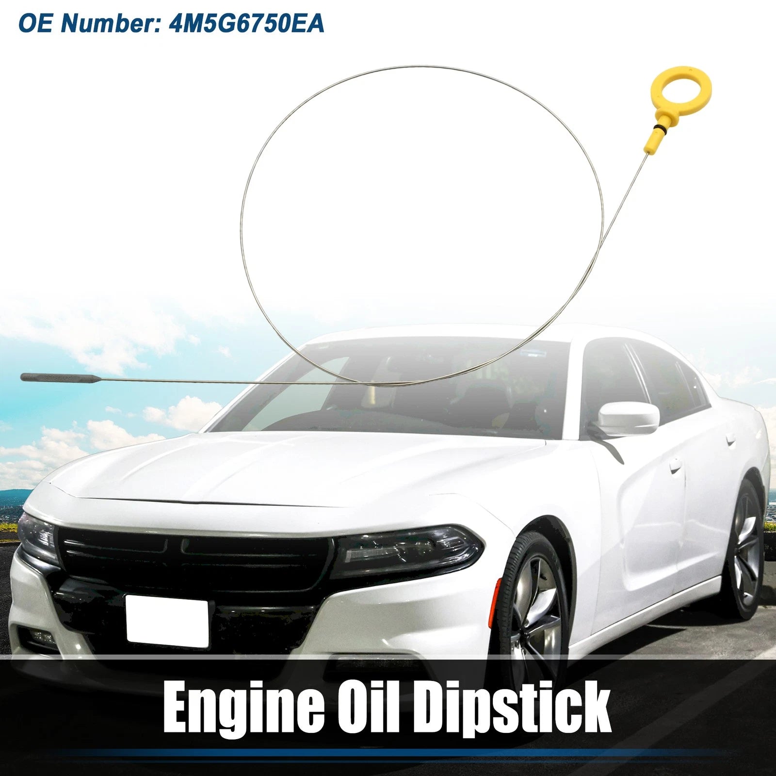 Engine Oil Fluid Level Dipstick for Ford F-250 Super Duty (No. 4M5G6750EA)