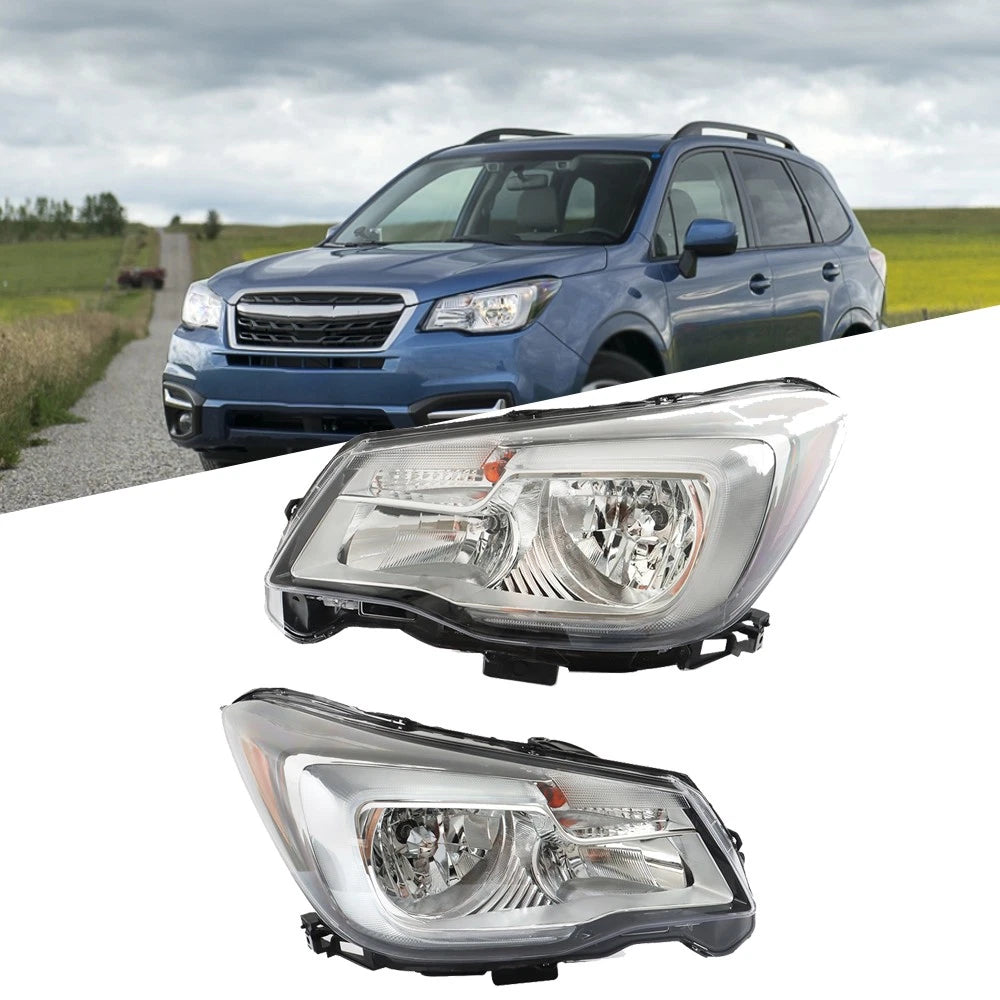 Set of 2 Headlamps for Subaru Forester (2017â2018)