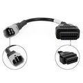 OBD2 6 Pin Diagnostic Plug Adapter for Suzuki Motorcycle Scooter ATV (T9)