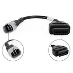 OBD2 6 Pin Diagnostic Plug Adapter for Suzuki Motorcycle Scooter ATV (T9)