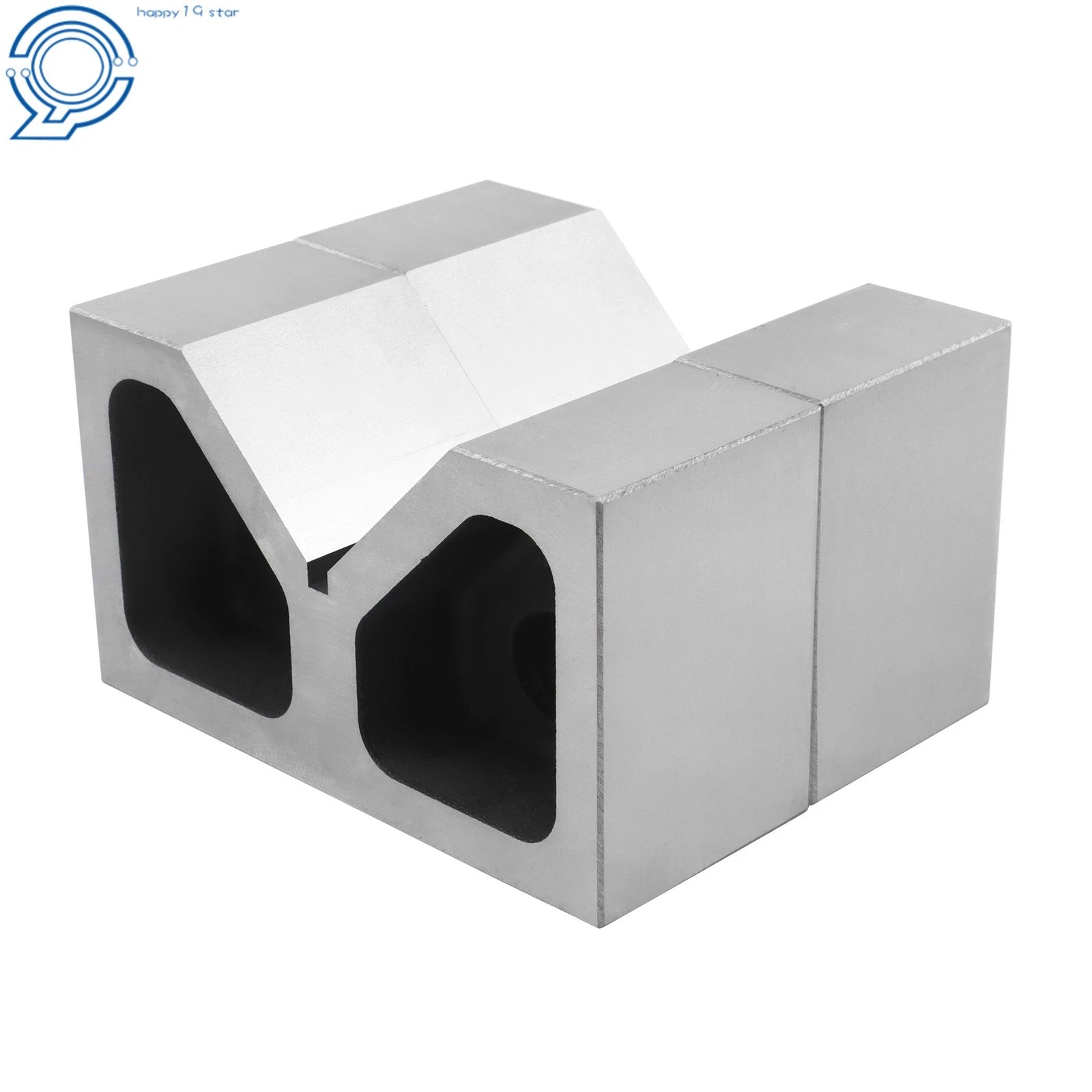Set of 2 Cast Iron V-Blocks for Precision Machining Tools