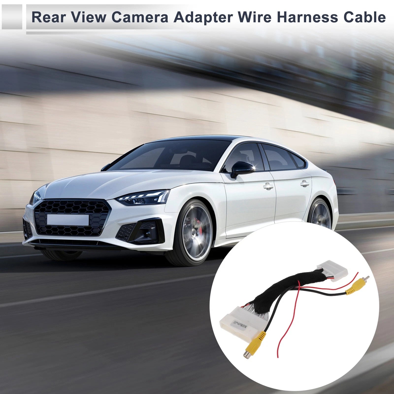 Rear View Camera Adapter Wire Harness Cable for Nissan Sylphy X-Trail Altima (–)