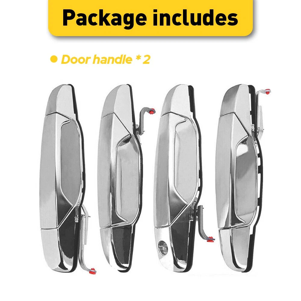 Set of 4 Chrome Door Handles for Chevrolet Avalanche (2007–2013)