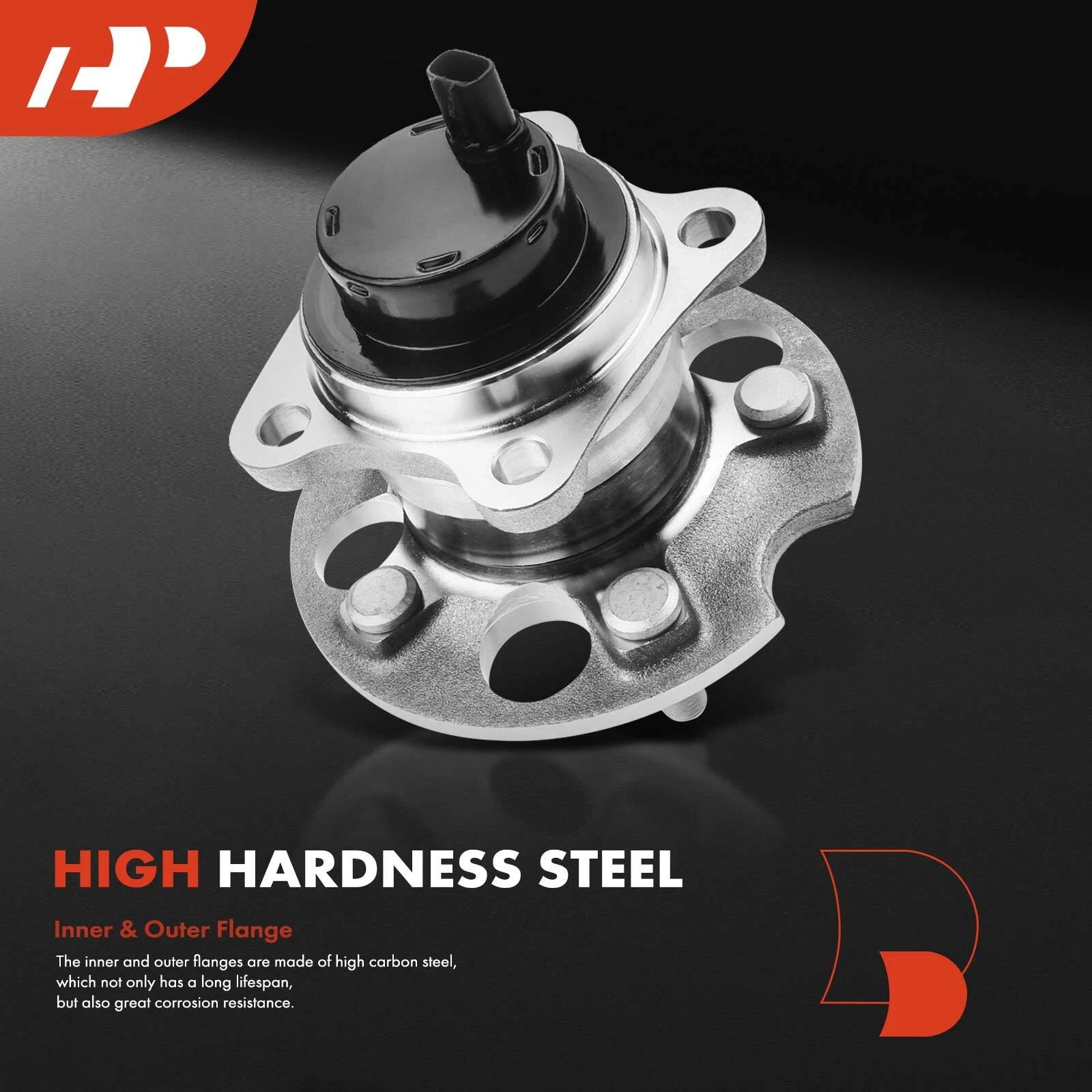Rear Left Wheel Hub & Bearing with ABS for Toyota Highlander (2014â2023)