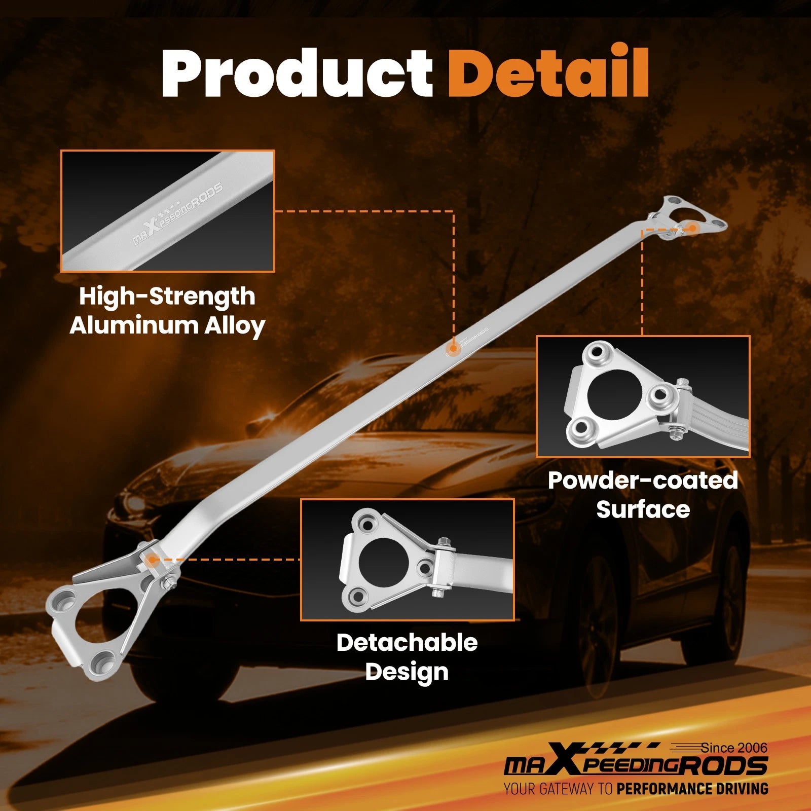Front Upper Strut Bar Tower Brace for Mazda 3 Axela BP CX30 (2019–2024)
