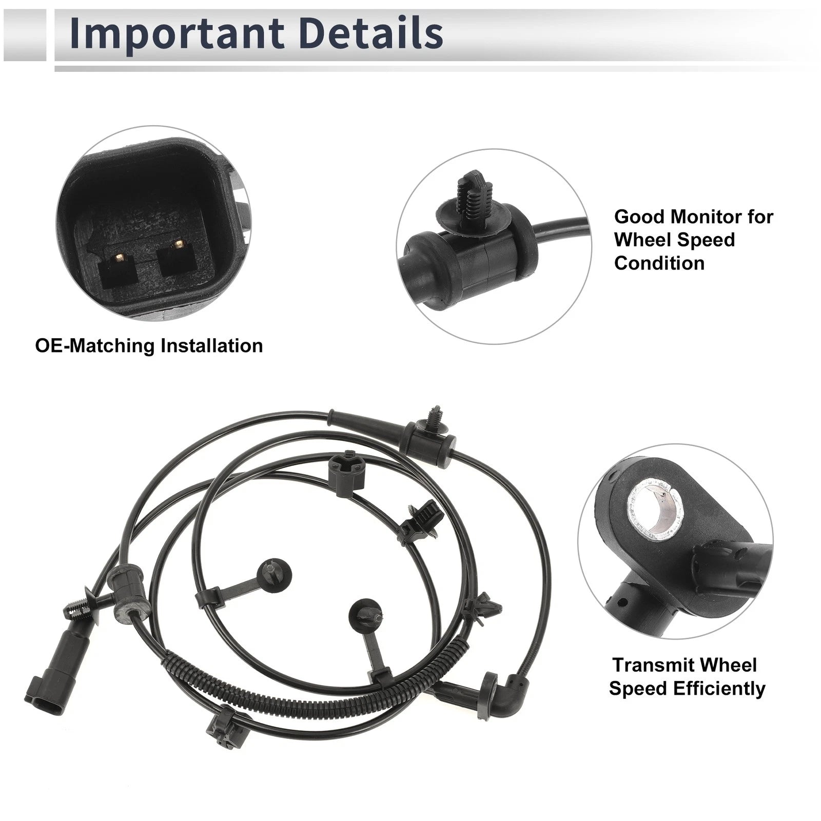 ABS Wheel Speed Sensor No. 23483152 for Chevrolet Malibu (2013–2015)