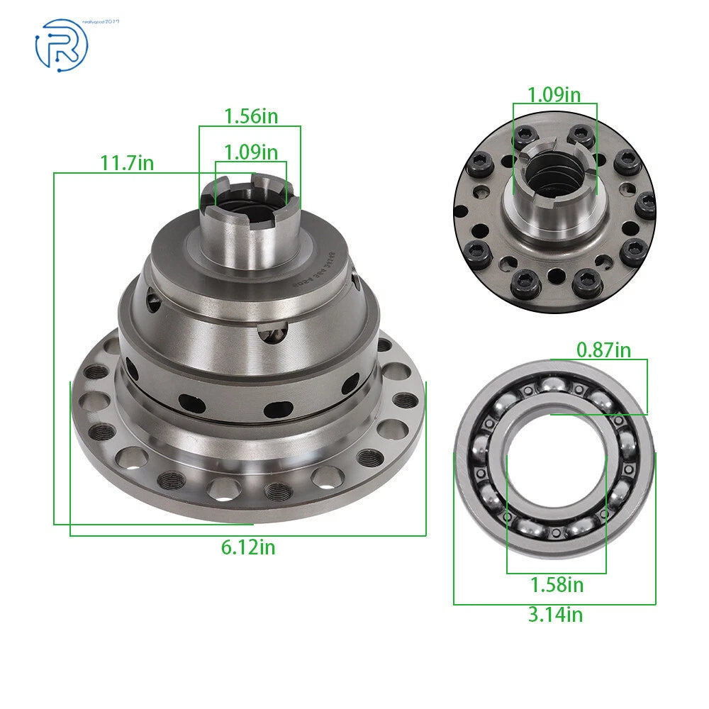 Helical LSD Limited Slip Differential for Honda Civic Si Acura RSX (2002–2011)