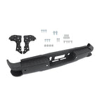 Black Rear Bumper with Sensor Holes for Chevy Silverado 2500 3500 (2015-2019)