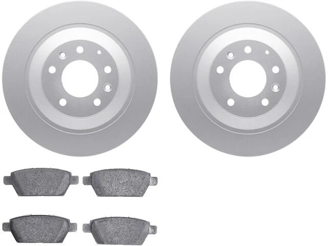Rear Brake Pad and Rotor Kit for Mazda 6 Mazdaspeed (2006–2007) RX714YH