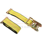 Set of 8 E Track Ratchet Tie Down Straps for Truck Trailer Cargo Van