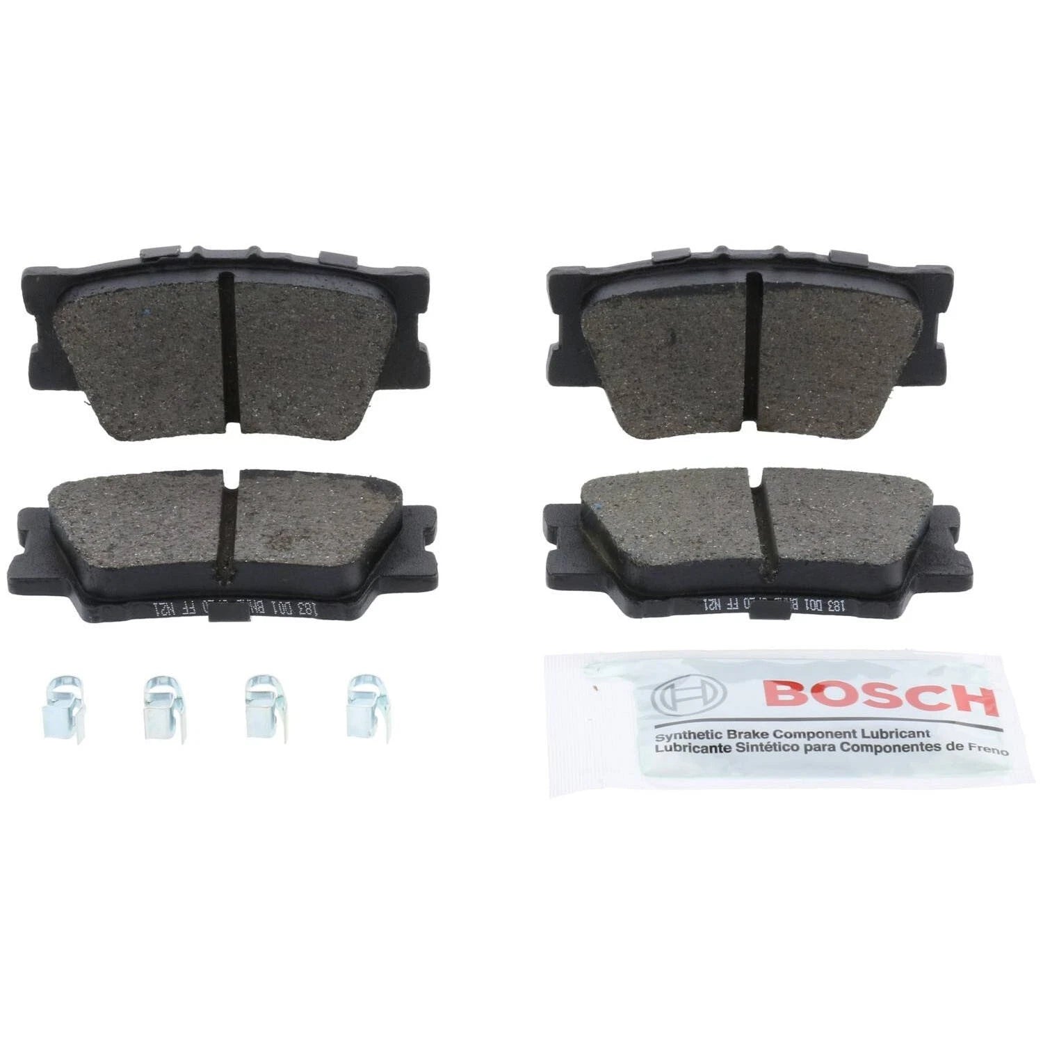 Bosch QuietCast Rear Ceramic Brake Pads for Toyota RAV4, Matrix, Camry, Lexus ES350 (2006–2020)