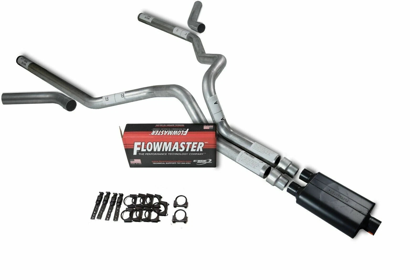 3" Dual Exhaust Kit for Ford F150 (2021–2025) - Flowmaster 40 Series
