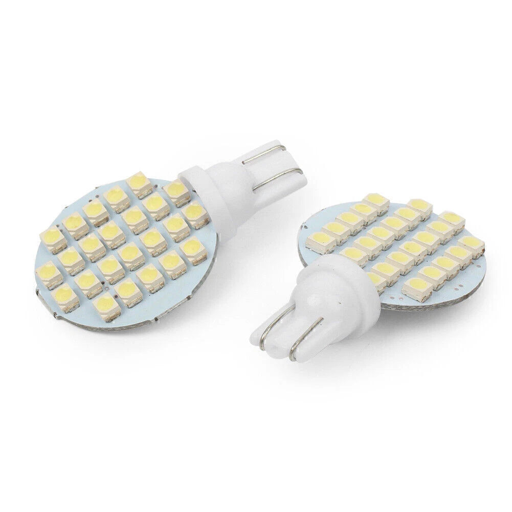 20Pcs T10 921 194 24SMD LED Cold White Interior Lights Bulbs for RV Trailers