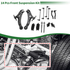 14 Pc Front Lower Control Arms for Toyota Camry (2007–2011) No.K620334/K620333/K500044