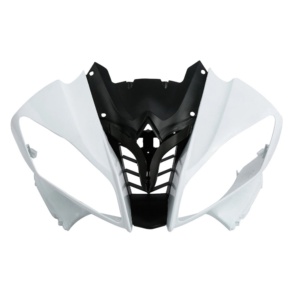 Unpainted Upper Front Headlight Fairing Cowl for Yamaha YZF-R6 (2008–2016)
