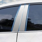 4X Chrome Pillar Post Trim Covers for Dodge Ram 1500 (2009–2018)