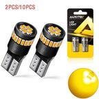 2X AUXITO SMD T10 194 168 LED Interior Light Bulbs Canbus Yellow