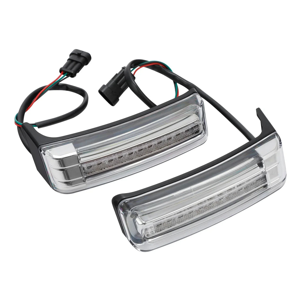 LED Insert Support Run Brake Turn Lights for Harley Touring (2014-2024)