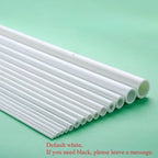 2PC Fiberglass Pipe Round Tube for Various Sizes (4-25mm)