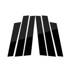 Piano Black Die-Cut Pillar Posts Side Door Window Strip Trim for CR-V (2007-2011)
