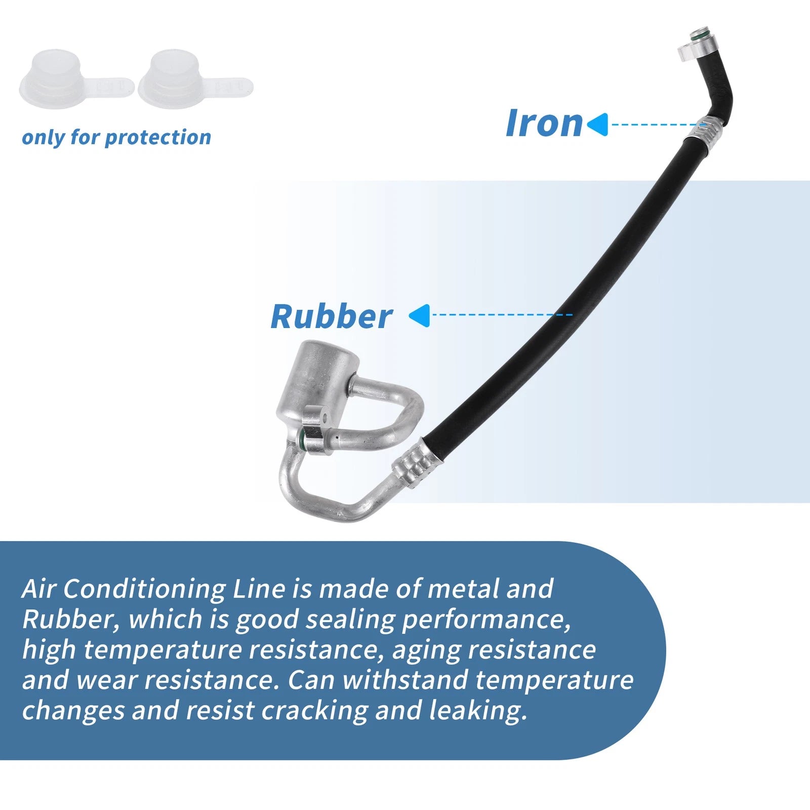 A/C Refrigerant Liquid Hose for Toyota Highlander (2009–2015) No. 887040R020