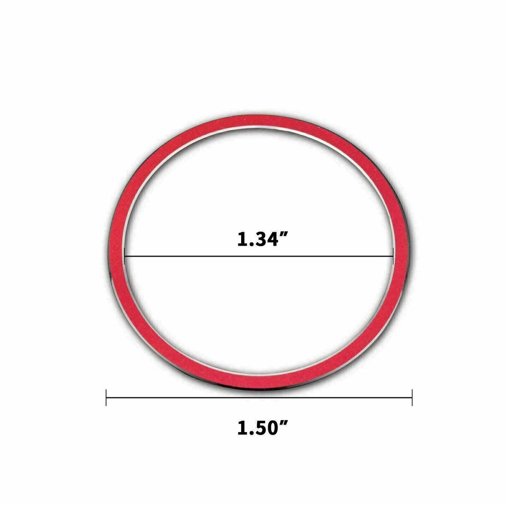 Red Aluminum Ignition Start Stop Button Cover Circle for Mercedes (2017-2020)