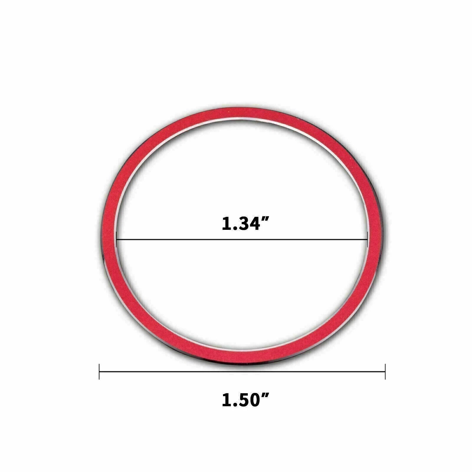 Red Aluminum Ignition Start Stop Button Cover Circle for Mercedes (2017-2020)