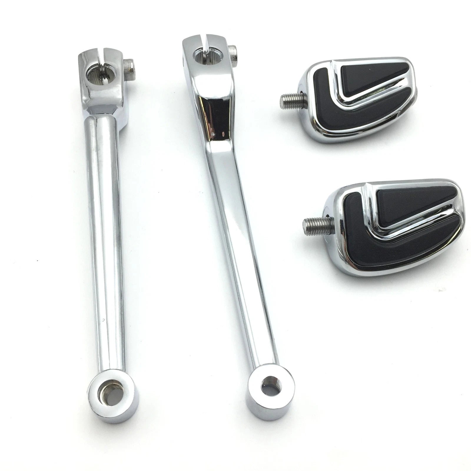 Heel/Toe Shift Lever Airflow Peg for Harley FL Softail Touring Trike (2014–2023) Chrome